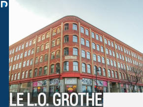 LO Grothe lofts and apartments for sale and for rent Place des Arts Montreal