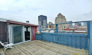 Penthouse condo for sale on Rue St Paul in the Old Port